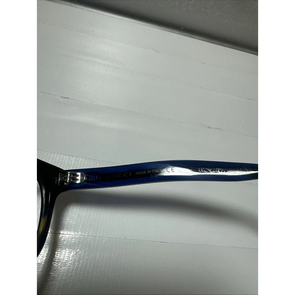 Gucci Frames Only   GG0005O 007 Havana Tortoise Red Blue Striped 53-20-145